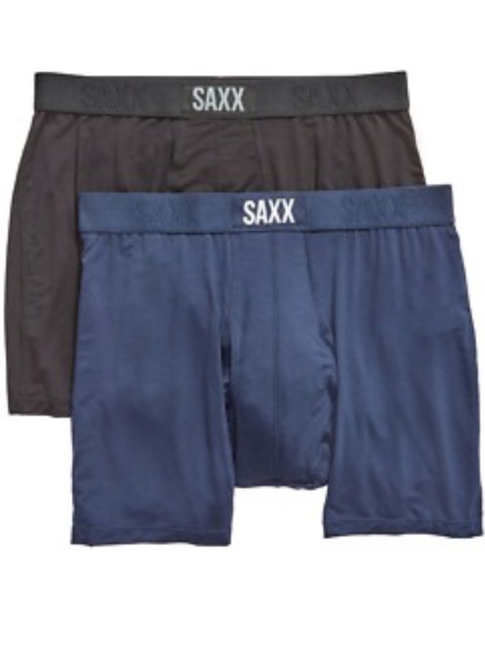 2 Pairs Saxx Ultra Super Soft Comfort Blend Boxer Briefs 5″ NWT
